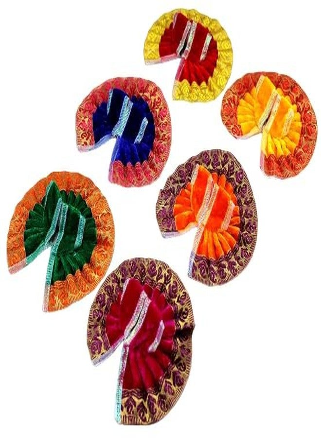 eSplanade Ladoo Gopal Poshak | Dress | Bhagwaan Ki Poshaak | Dev Vastra - (Set of 6) (Size 2) - Image 2